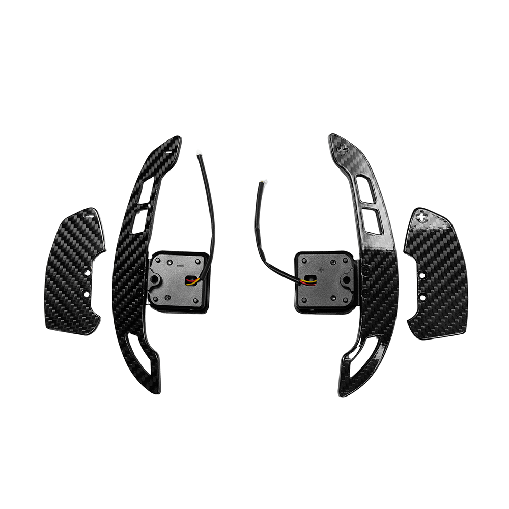 AUDI A3/S3/RS3 A4/S4/RS4 A5/S5/RS5 2014+ MAGNETIC CARBON FIBRE SHIFTER PADDLES-Accessories-CT CARBON-CT Carbon - High-quality carbon fiber and gloss black aerodynamic parts for premium sports and luxury vehicles.