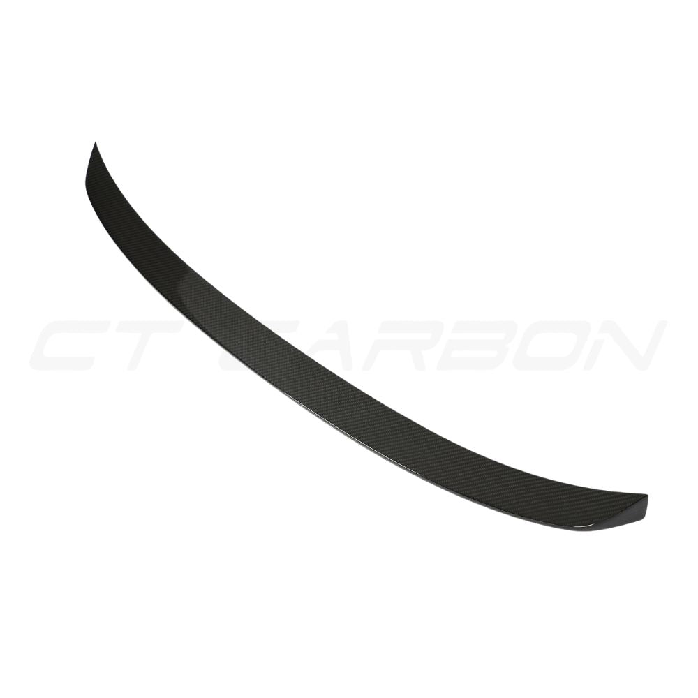 AUDI A4/S4/RS4 B9 & 9.5 CARBON FIBRE MIDDLE SPOILER - CT DESIGN-Spoiler-CT CARBON-CT Carbon - High-quality carbon fiber and gloss black aerodynamic parts for premium sports and luxury vehicles.