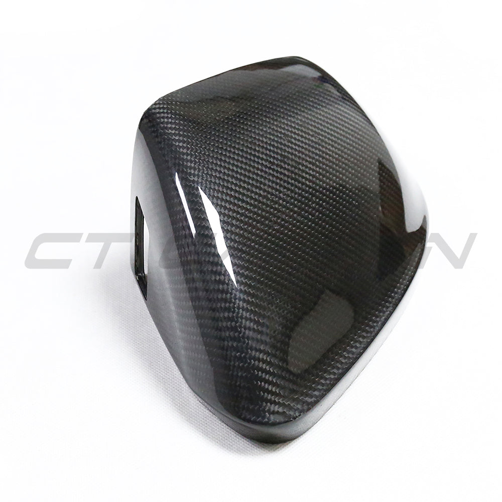 AUDI Q8/SQ8/RSQ8 & LAMBORGHINI URUS CARBON FIBRE MIRRORS - WITH LANE ASSIST-Accessories-CT CARBON-CT Carbon - High-quality carbon fiber and gloss black aerodynamic parts for premium sports and luxury vehicles.