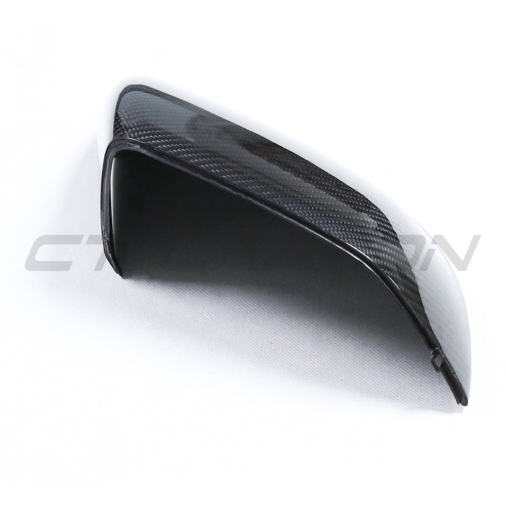 AUDI Q8/SQ8/RSQ8 & LAMBORGHINI URUS CARBON FIBRE MIRRORS - WITHOUT LANE ASSIST-Accessories-CT CARBON-CT Carbon - High-quality carbon fiber and gloss black aerodynamic parts for premium sports and luxury vehicles.