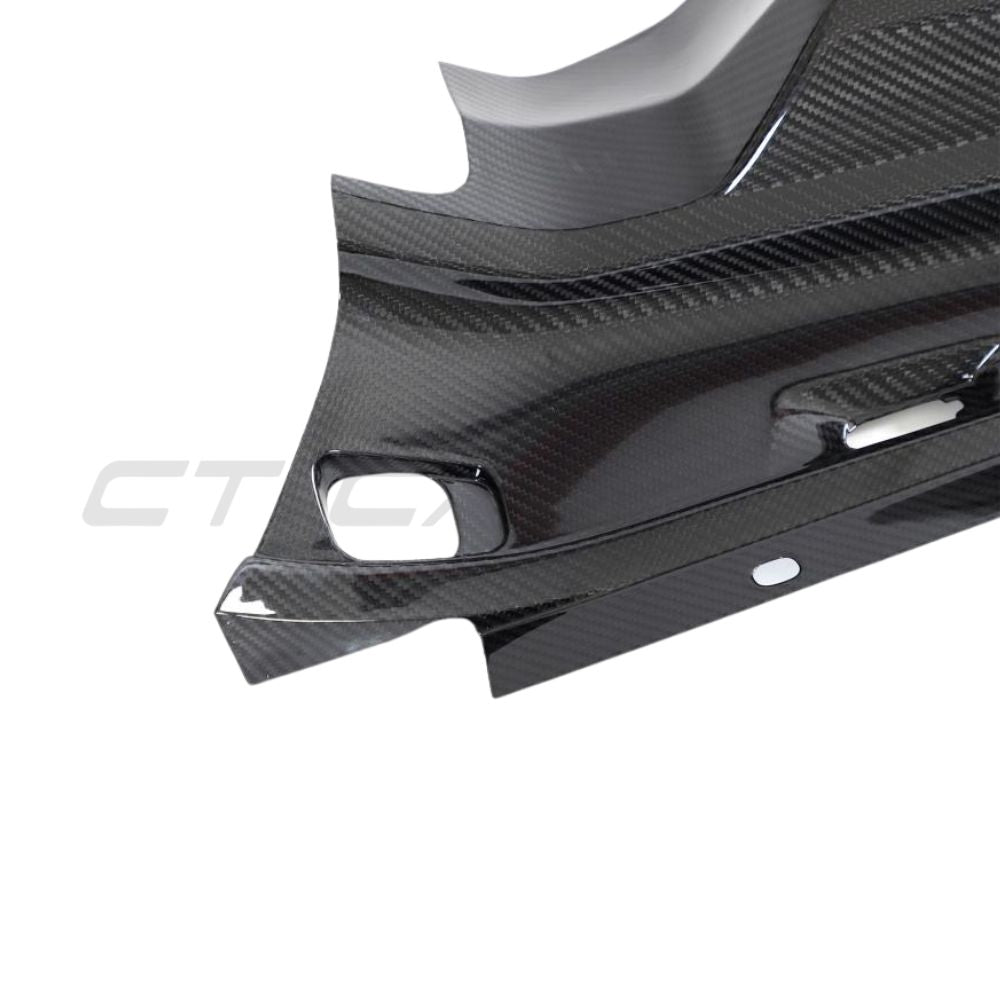 AUDI R8 COUPE 2015-2024 CARBON FIBRE ENGINE BAY TRIM