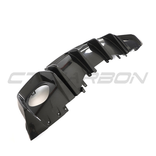 AUDI R8 V10 GEN 2.5 CARBON FIBRE DIFFUSER-Diffuser-CT CARBON-CT Carbon - High-quality carbon fiber and gloss black aerodynamic parts for premium sports and luxury vehicles.