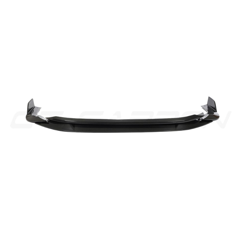 AUDI RS3 8Y 2022-2024 CARBON FIBRE SPLITTER - CT DESIGN-Splitter-CT CARBON-CT Carbon - High-quality carbon fiber and gloss black aerodynamic parts for premium sports and luxury vehicles.