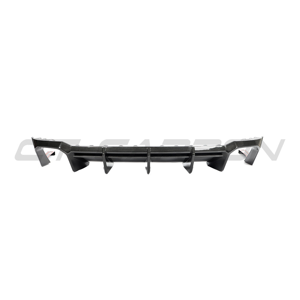 AUDI RS4 B9 & B9.5 2016-2024 CARBON FIBRE DIFFUSER - CT DESIGN-Diffuser-CT CARBON-CT Carbon - High-quality carbon fiber and gloss black aerodynamic parts for premium sports and luxury vehicles.