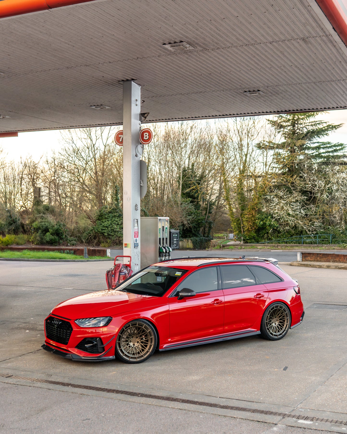 AUDI RS4 B9.5 CARBON FIBRE FRONT CANARDS- CT DESIGN-Accessories-CT CARBON-CT Carbon - High-quality carbon fiber and gloss black aerodynamic parts for premium sports and luxury vehicles.