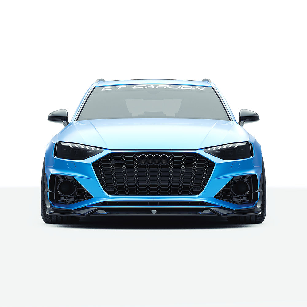AUDI RS4 B9.5 CARBON FIBRE KIT - CT DESIGN-Kit-CT CARBON-CT Carbon - High-quality carbon fiber and gloss black aerodynamic parts for premium sports and luxury vehicles.