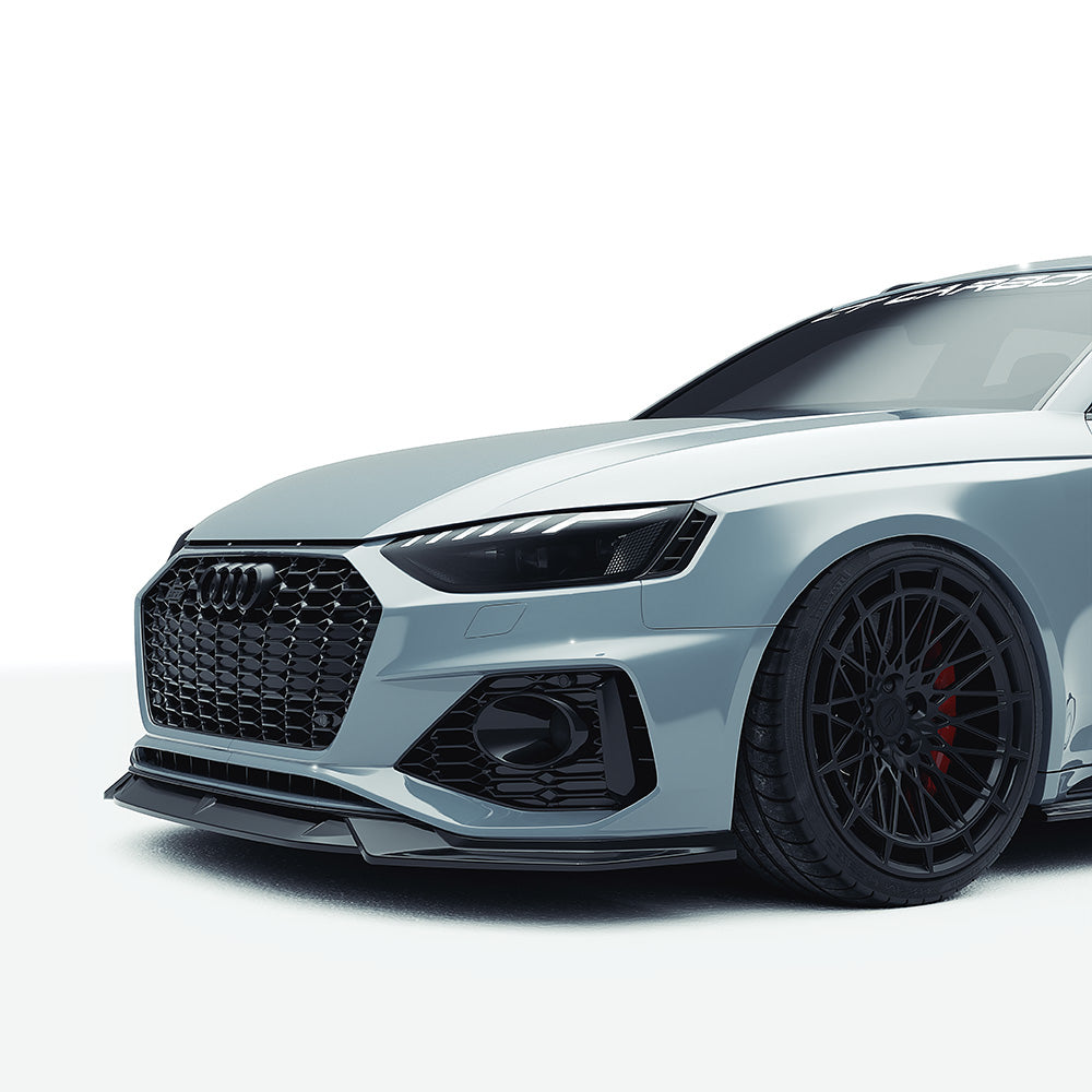 AUDI RS4 B9.5 CARBON FIBRE KIT - CT DESIGN V2-Kit-CT CARBON-CT Carbon - High-quality carbon fiber and gloss black aerodynamic parts for premium sports and luxury vehicles.