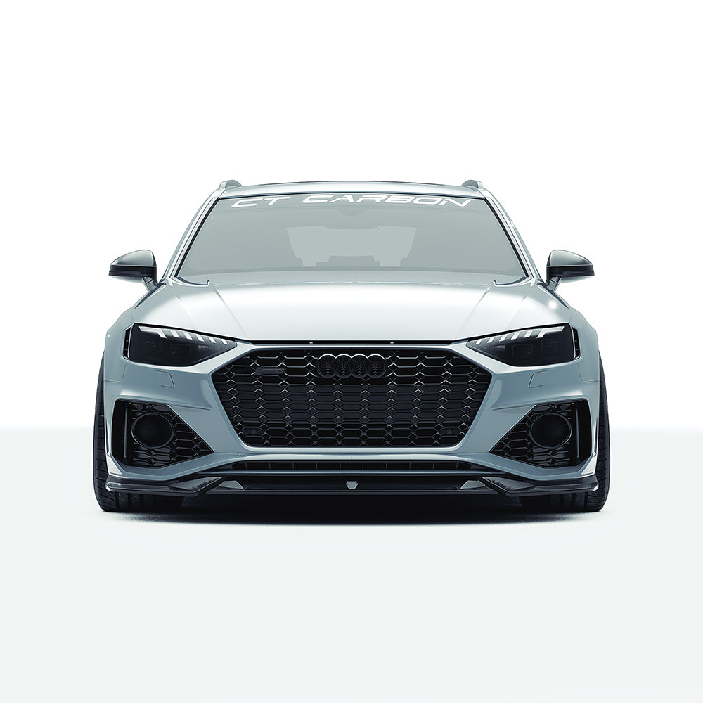 AUDI RS4 B9.5 CARBON FIBRE KIT - CT DESIGN V2-Kit-CT CARBON-CT Carbon - High-quality carbon fiber and gloss black aerodynamic parts for premium sports and luxury vehicles.