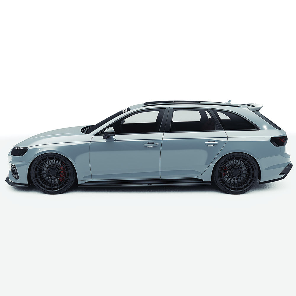AUDI RS4 B9.5 CARBON FIBRE KIT - CT DESIGN V2-Kit-CT CARBON-CT Carbon - High-quality carbon fiber and gloss black aerodynamic parts for premium sports and luxury vehicles.