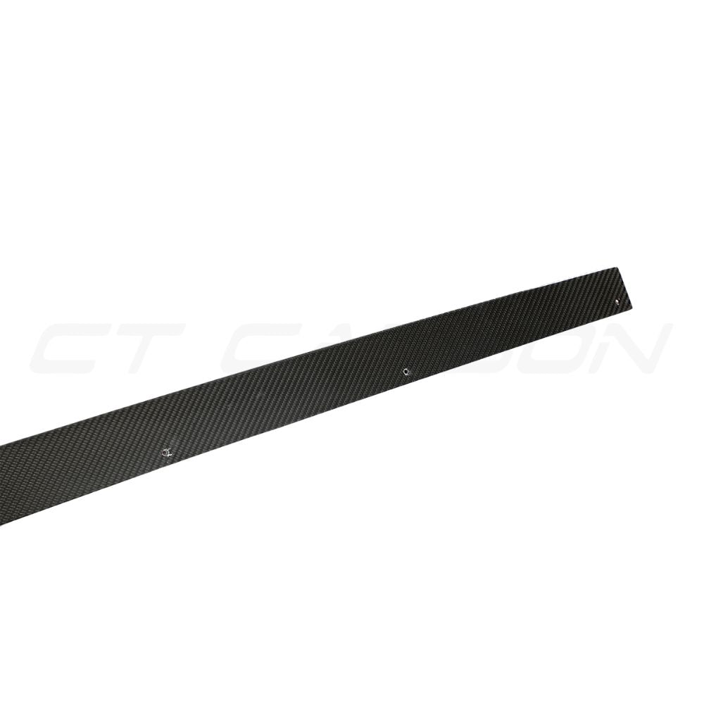 AUDI RS4 B9.5 CARBON FIBRE SIDE SKIRTS - CT DESIGN-Side Skirts-CT CARBON-CT Carbon - High-quality carbon fiber and gloss black aerodynamic parts for premium sports and luxury vehicles.