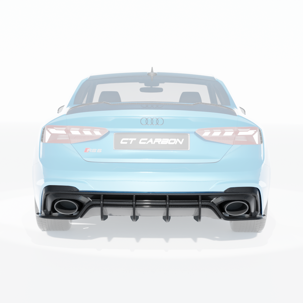 audi rs5 b9.5 carbon fibre splitter in CT design
