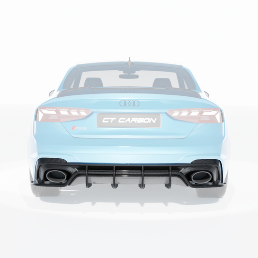 audi rs5 b9.5 carbon fibre splitter in CT design