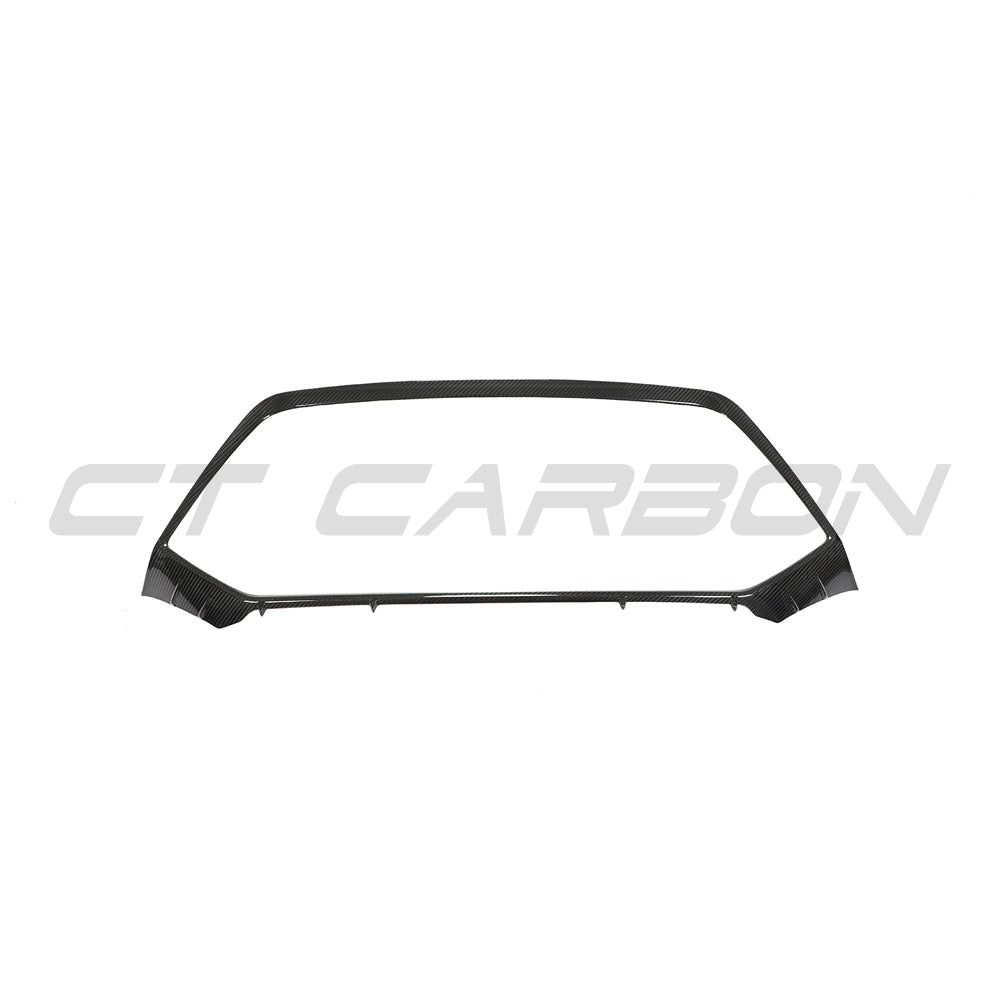 AUDI RS6 & RS7 C8 AVANT CARBON FIBRE GRILLE SURROUND-Accessories-CT CARBON-CT Carbon - High-quality carbon fiber and gloss black aerodynamic parts for premium sports and luxury vehicles.