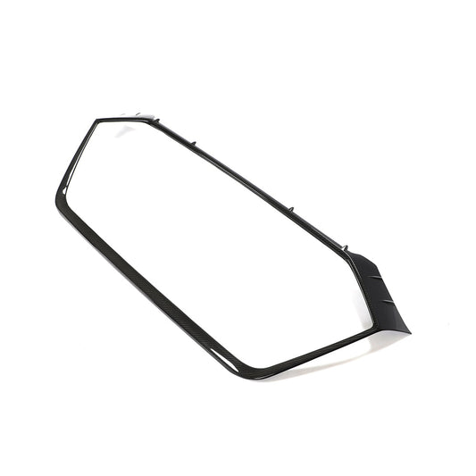 AUDI RS6 & RS7 C8 AVANT CARBON FIBRE GRILLE SURROUND-Accessories-CT CARBON-CT Carbon - High-quality carbon fiber and gloss black aerodynamic parts for premium sports and luxury vehicles.