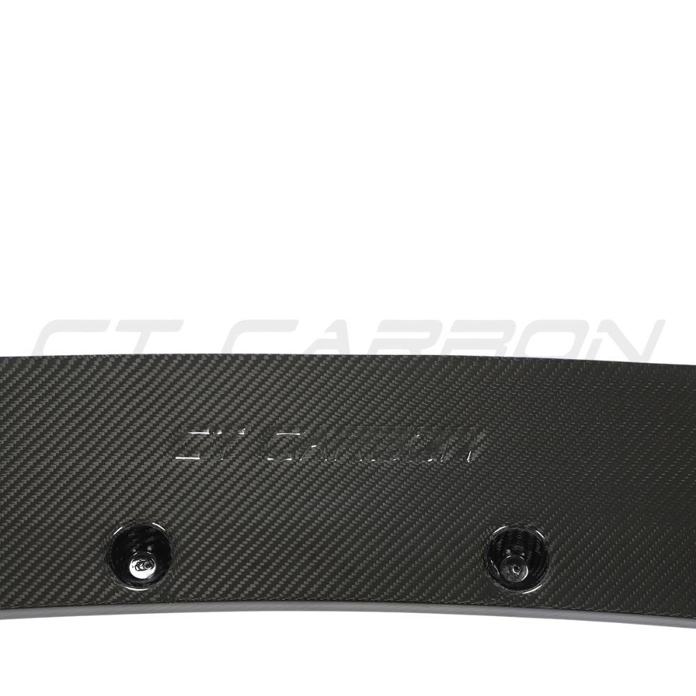 AUDI RS6/RS7 C8 AVANT CARBON FIBRE SPLITTER - CT DESIGN-Splitter-CT CARBON-CT Carbon - High-quality carbon fiber and gloss black aerodynamic parts for premium sports and luxury vehicles.