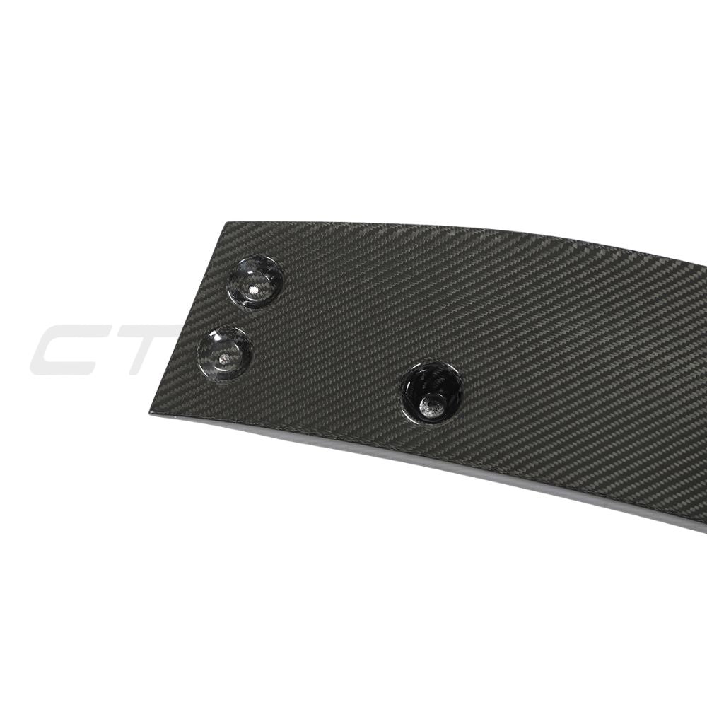 AUDI RS6/RS7 C8 AVANT CARBON FIBRE SPLITTER - CT DESIGN-Splitter-CT CARBON-CT Carbon - High-quality carbon fiber and gloss black aerodynamic parts for premium sports and luxury vehicles.
