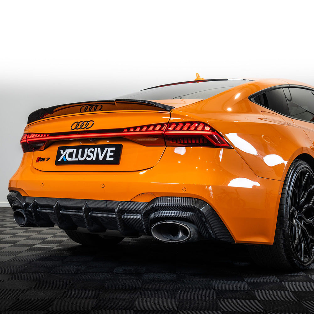 AUDI RS7 C8 CARBON FIBRE KIT - CT DESIGN-Kit-CT CARBON-CT Carbon - High-quality carbon fiber and gloss black aerodynamic parts for premium sports and luxury vehicles.