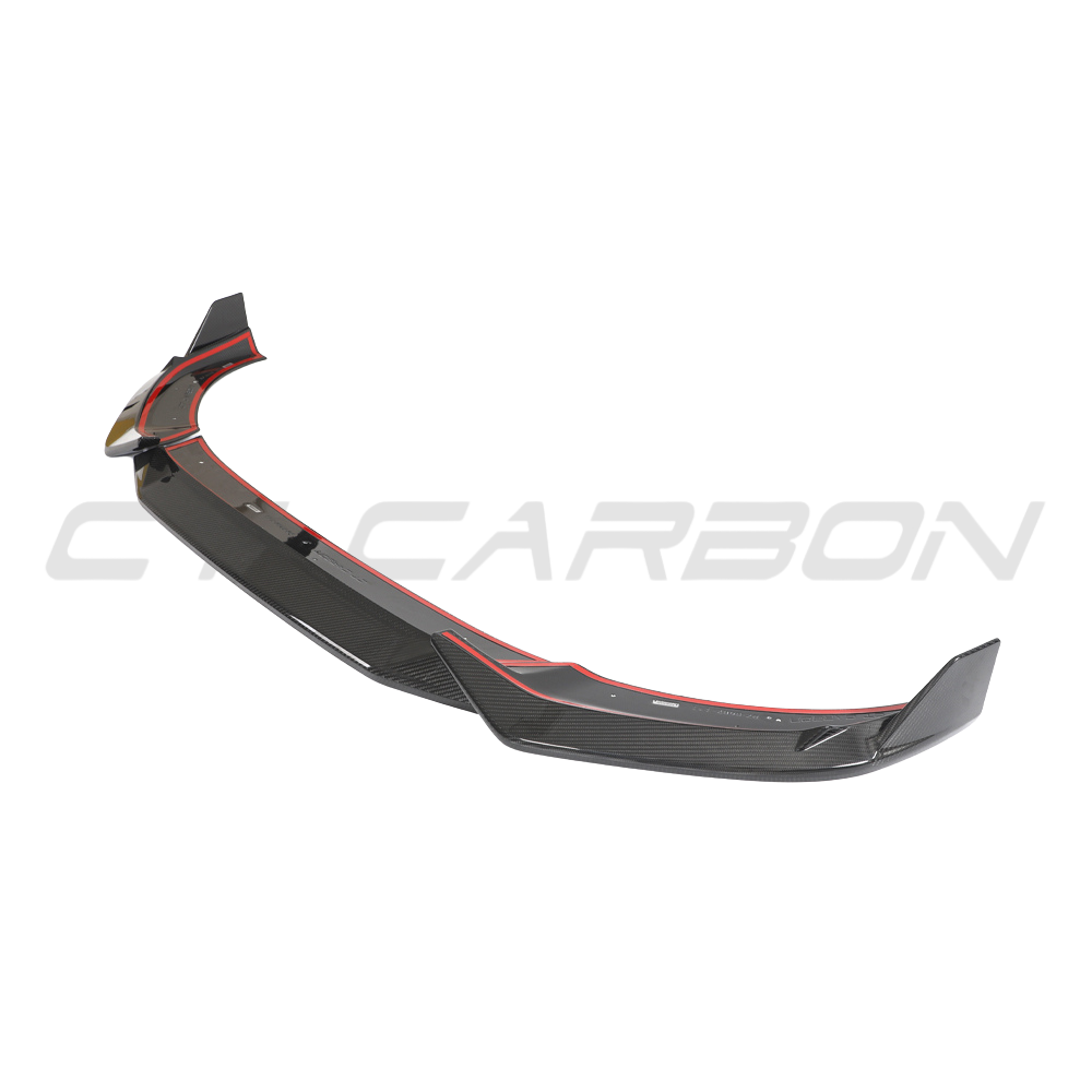 AUDI RSQ8 2020-2025 CARBON FIBRE FRONT SPLITTER - CT DESIGN-Splitter-CT CARBON-CT Carbon - High-quality carbon fiber and gloss black aerodynamic parts for premium sports and luxury vehicles.