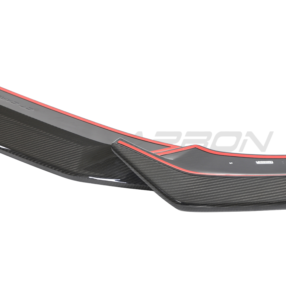 AUDI RSQ8 2020-2025 CARBON FIBRE FRONT SPLITTER - CT DESIGN-Splitter-CT CARBON-CT Carbon - High-quality carbon fiber and gloss black aerodynamic parts for premium sports and luxury vehicles.
