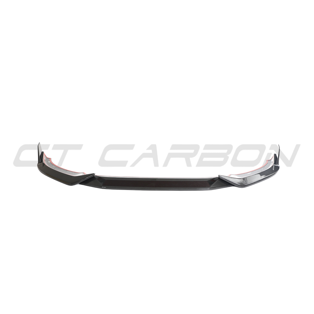 AUDI RSQ8 2020-2025 CARBON FIBRE FRONT SPLITTER - CT DESIGN-Splitter-CT CARBON-CT Carbon - High-quality carbon fiber and gloss black aerodynamic parts for premium sports and luxury vehicles.
