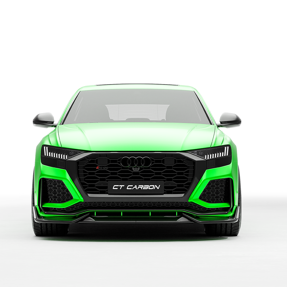 AUDI RSQ8 2020-2025 CARBON FIBRE FULL KIT - CT DESIGN-Kit-CT CARBON-CT Carbon - High-quality carbon fiber and gloss black aerodynamic parts for premium sports and luxury vehicles.