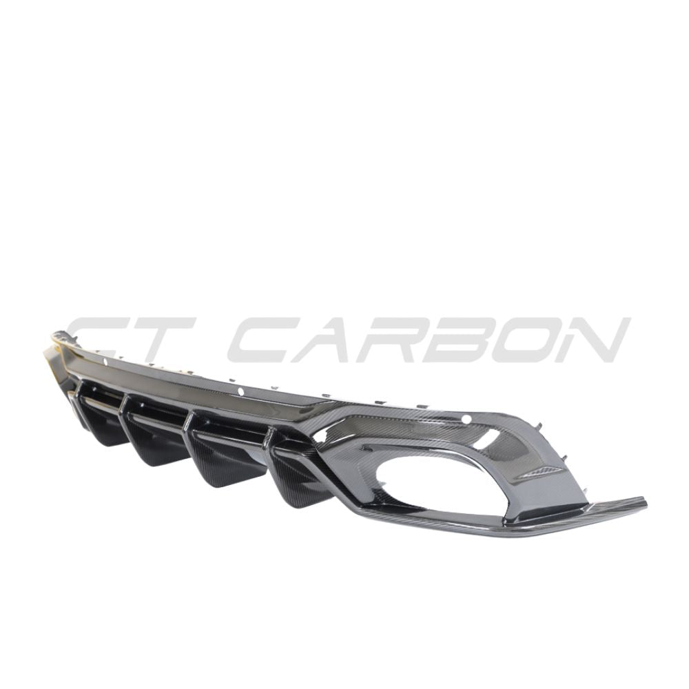 AUDI RSQ8 2020+ CARBON FIBRE DIFFUSER - CT DESIGN-Diffuser-CT CARBON-CT Carbon - High-quality carbon fiber and gloss black aerodynamic parts for premium sports and luxury vehicles.