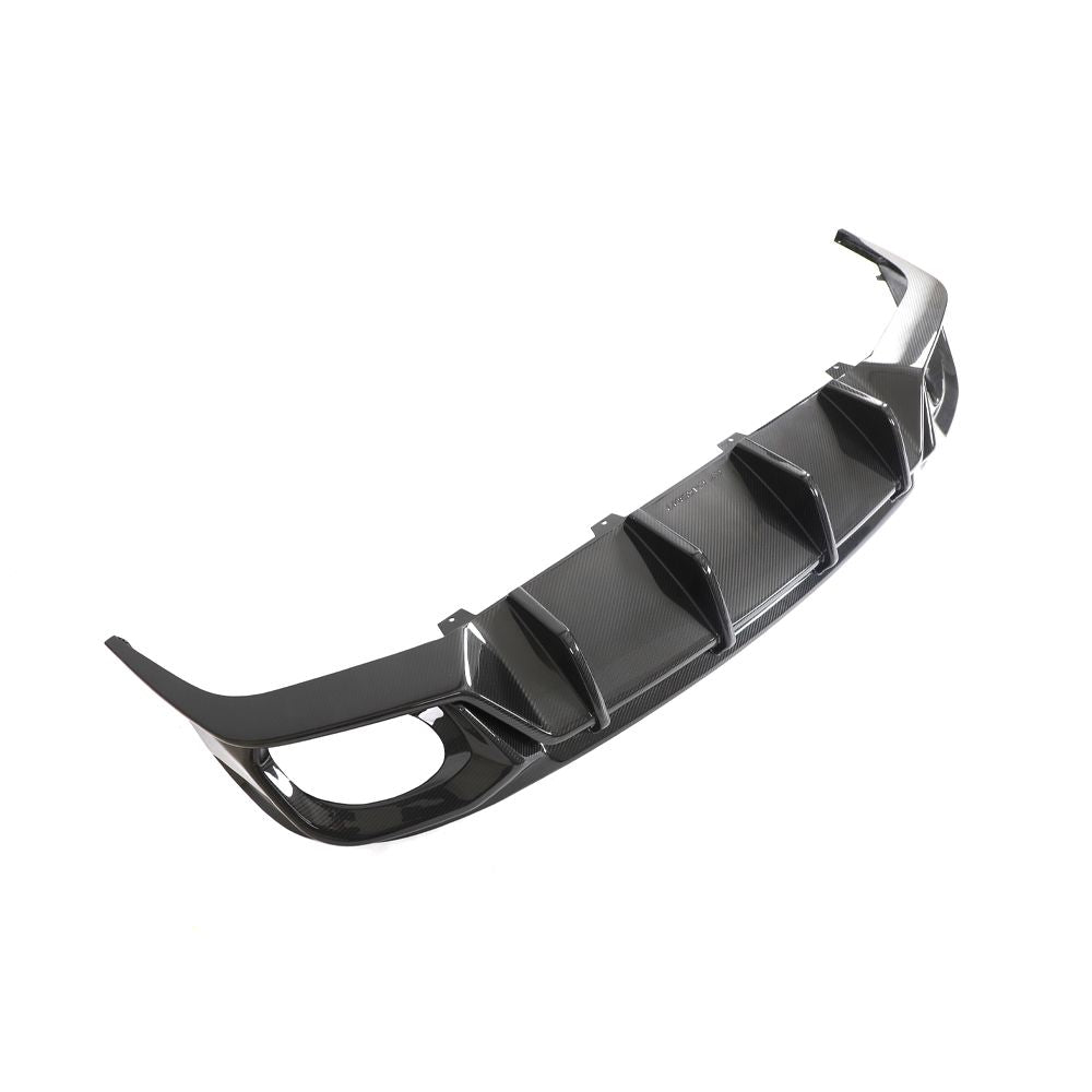 AUDI RSQ8 2020+ CARBON FIBRE DIFFUSER - CT DESIGN-Diffuser-CT CARBON-CT Carbon - High-quality carbon fiber and gloss black aerodynamic parts for premium sports and luxury vehicles.