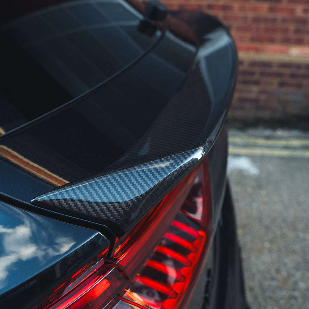 AUDI RSQ8 2020 CARBON FIBRE REAR BOOT SPOILER - CT DESIGN-Spoiler-CT CARBON-CT Carbon - High-quality carbon fiber and gloss black aerodynamic parts for premium sports and luxury vehicles.