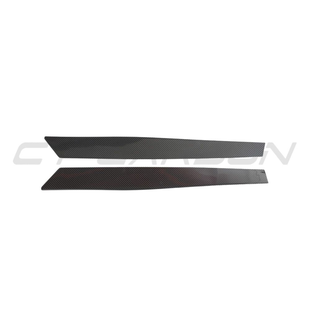 AUDI RSQ8 2020+ CARBON FIBRE SIDE SKIRTS - CT CARBON-Side Skirts-CT CARBON-CT Carbon - High-quality carbon fiber and gloss black aerodynamic parts for premium sports and luxury vehicles.