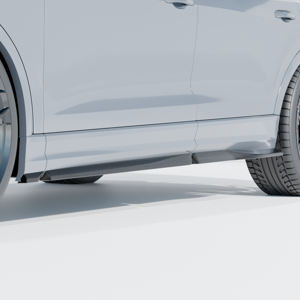 audi rsq8 side skirts