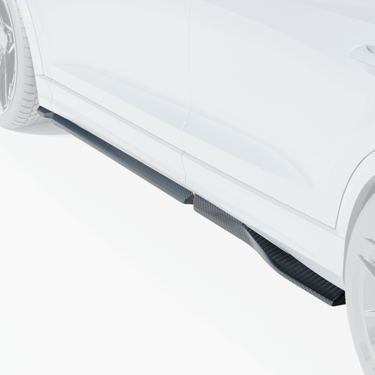 audi rsq8 carbon fibre side skirts