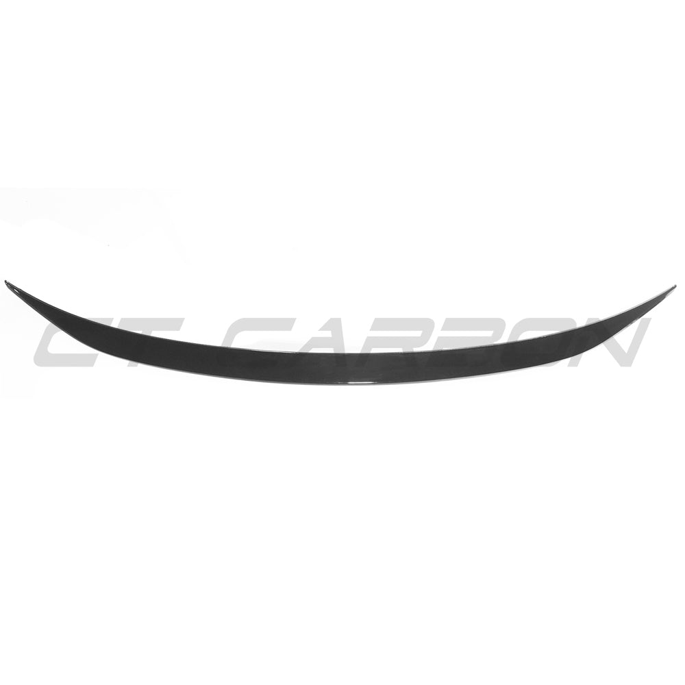 BMW 3 SERIES/M3 G20/G80 GLOSS BLACK SPOILER - OEM+ Style-Spoiler-BLAK BY CT-CT Carbon - High-quality carbon fiber and gloss black aerodynamic parts for premium sports and luxury vehicles.