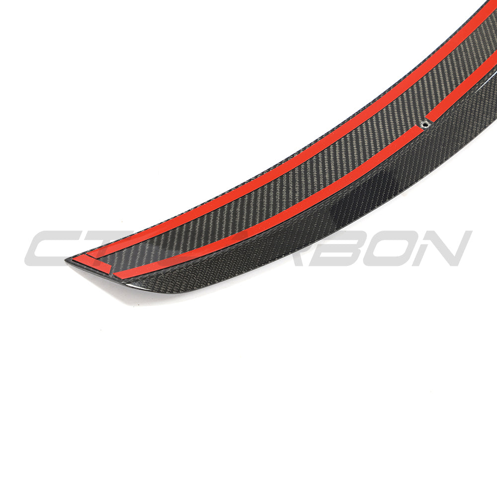 BMW 4 SERIES G26 & i4 CARBON FIBRE SPOILER - M4 STYLE-Spoiler-CT CARBON-CT Carbon - High-quality carbon fiber and gloss black aerodynamic parts for premium sports and luxury vehicles.