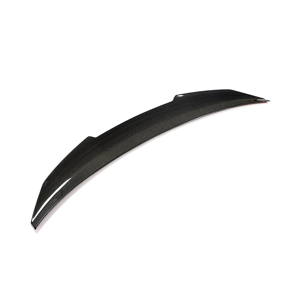 BMW 4 SERIES G26 & i4 CARBON FIBRE SPOILER - PS STYLE-Spoiler-CT CARBON-CT Carbon - High-quality carbon fiber and gloss black aerodynamic parts for premium sports and luxury vehicles.