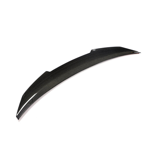 BMW 4 SERIES G26 & i4 CARBON FIBRE SPOILER - PS STYLE-Spoiler-CT CARBON-CT Carbon - High-quality carbon fiber and gloss black aerodynamic parts for premium sports and luxury vehicles.