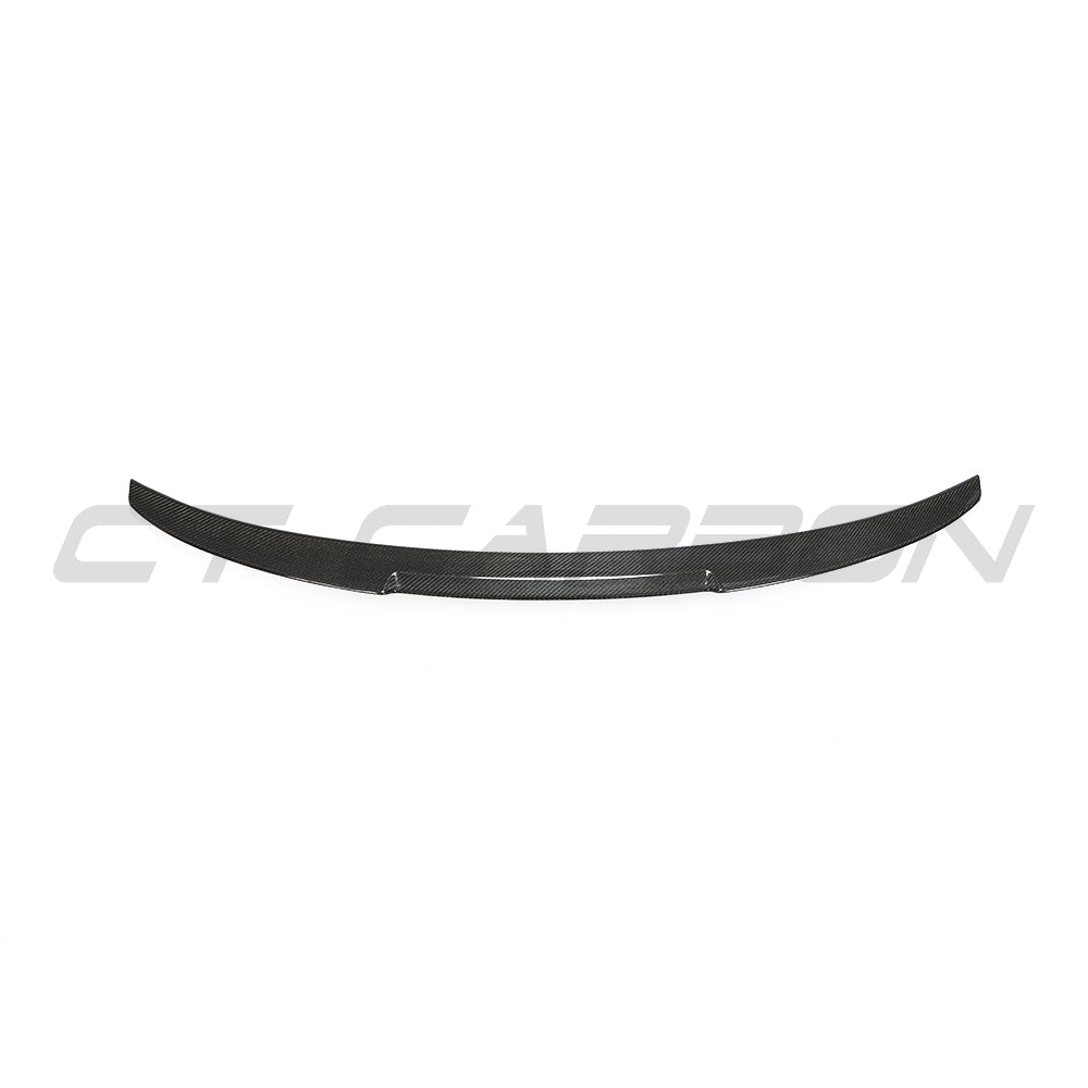 BMW 4 SERIES G26 & i4 CARBON FIBRE SPOILER - V STYLE-Spoiler-CT CARBON-CT Carbon - High-quality carbon fiber and gloss black aerodynamic parts for premium sports and luxury vehicles.