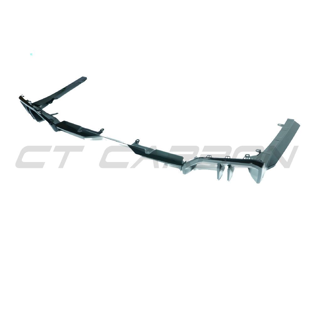 BMW 5 SERIES G60 & i5 2023+ GLOSS BLACK DIFFUSER-Diffuser-BLAK BY CT-CT Carbon - High-quality carbon fiber and gloss black aerodynamic parts for premium sports and luxury vehicles.