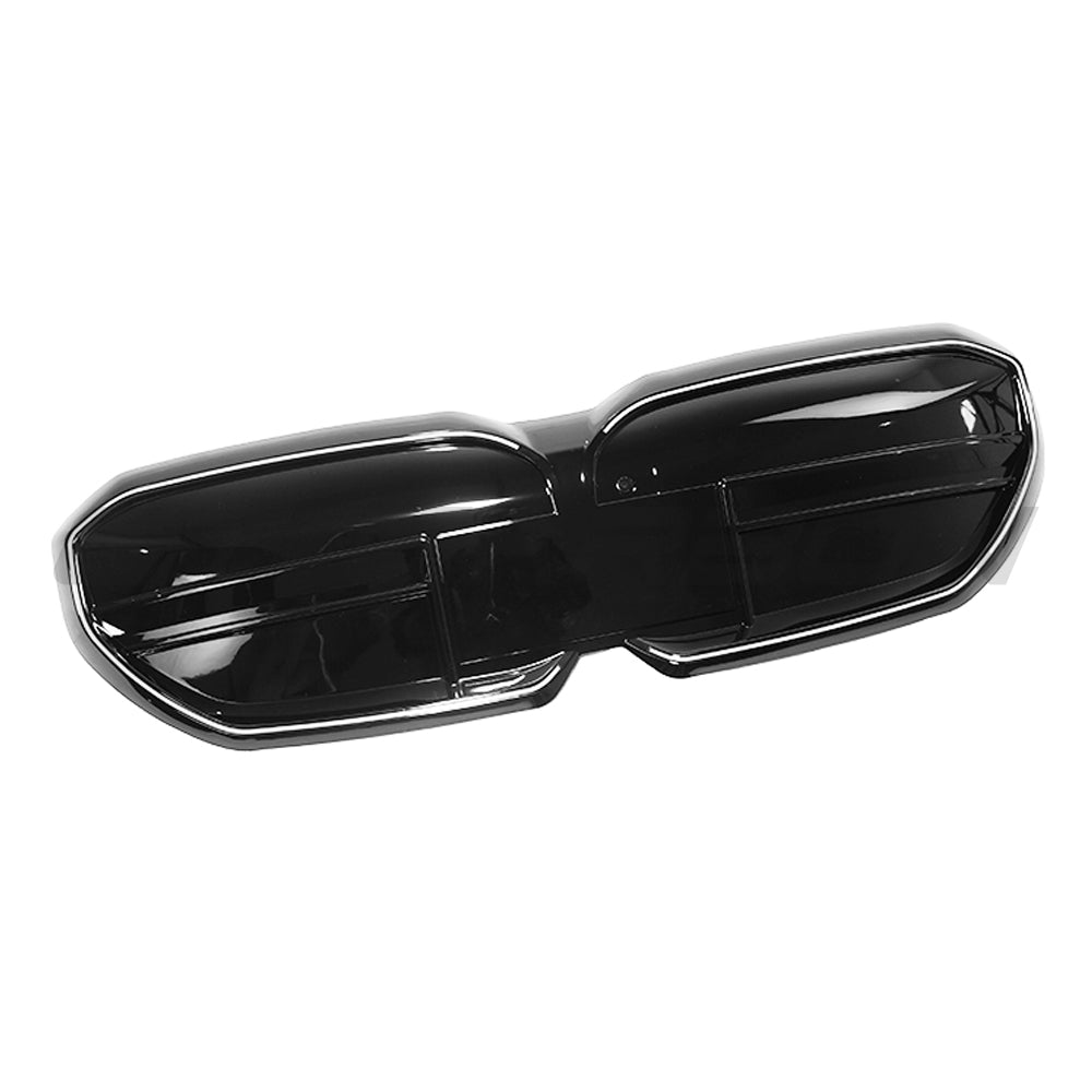 BMW 5 SERIES G60/G61 i5 2023+ GLOSS BLACK FRONT GRILLE-Grille-BLAK BY CT-CT Carbon - High-quality carbon fiber and gloss black aerodynamic parts for premium sports and luxury vehicles.