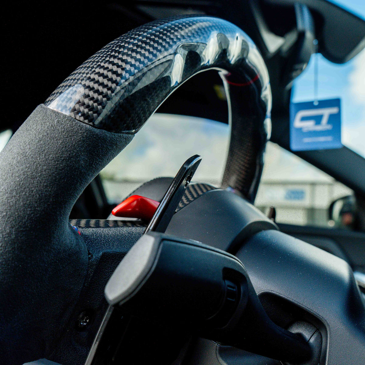 BMW CARBON FIBRE MAGNETIC SHIFTER PADDLES-Accessories-CT CARBON-CT Carbon - High-quality carbon fiber and gloss black aerodynamic parts for premium sports and luxury vehicles.