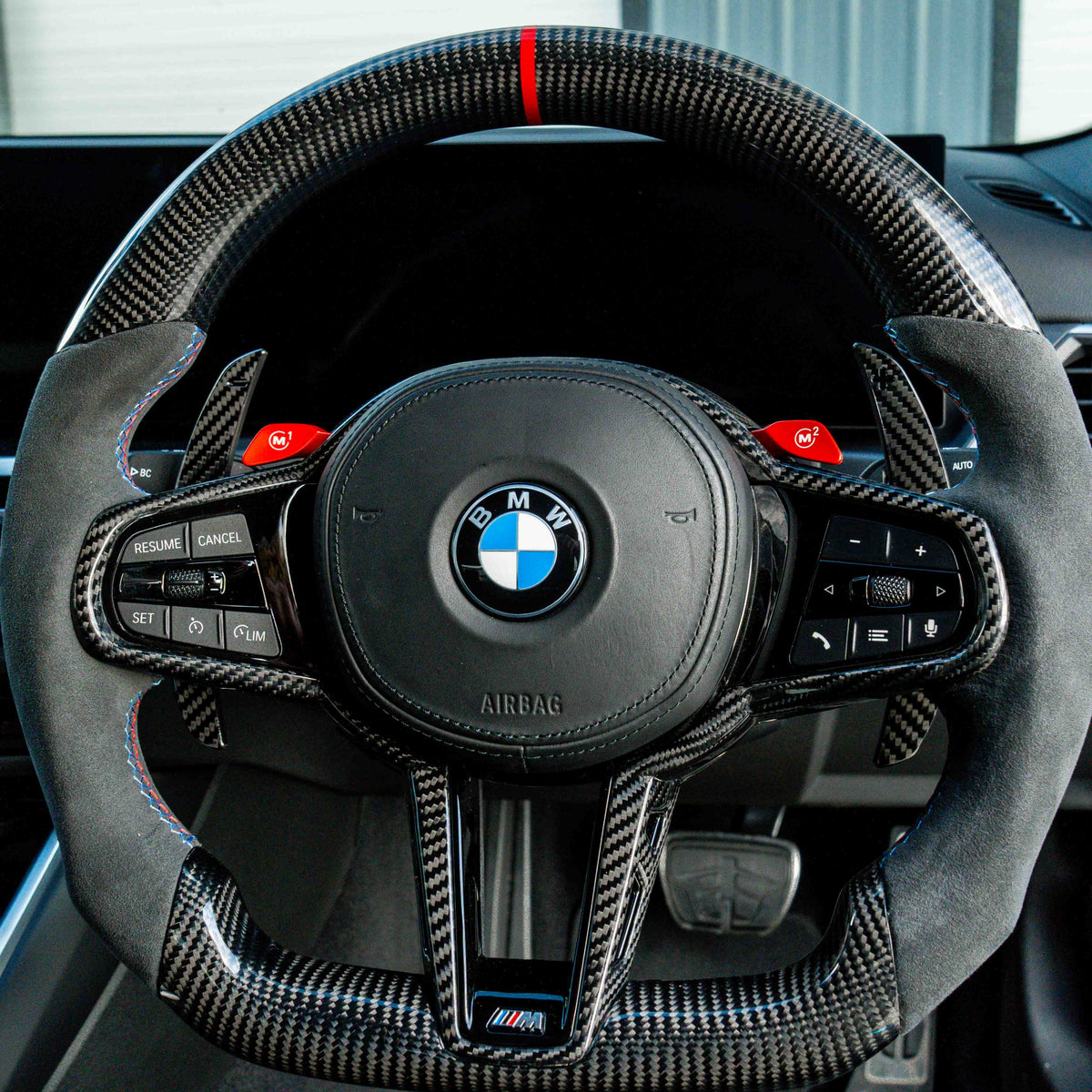 BMW CARBON FIBRE MAGNETIC SHIFTER PADDLES-Accessories-CT CARBON-CT Carbon - High-quality carbon fiber and gloss black aerodynamic parts for premium sports and luxury vehicles.