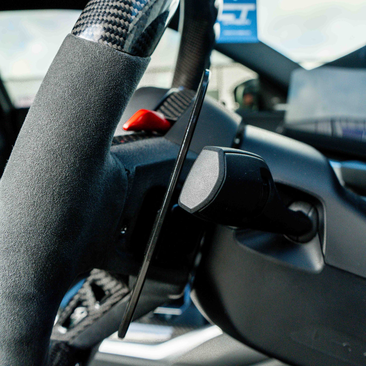 BMW CARBON FIBRE MAGNETIC SHIFTER PADDLES-Accessories-CT CARBON-CT Carbon - High-quality carbon fiber and gloss black aerodynamic parts for premium sports and luxury vehicles.