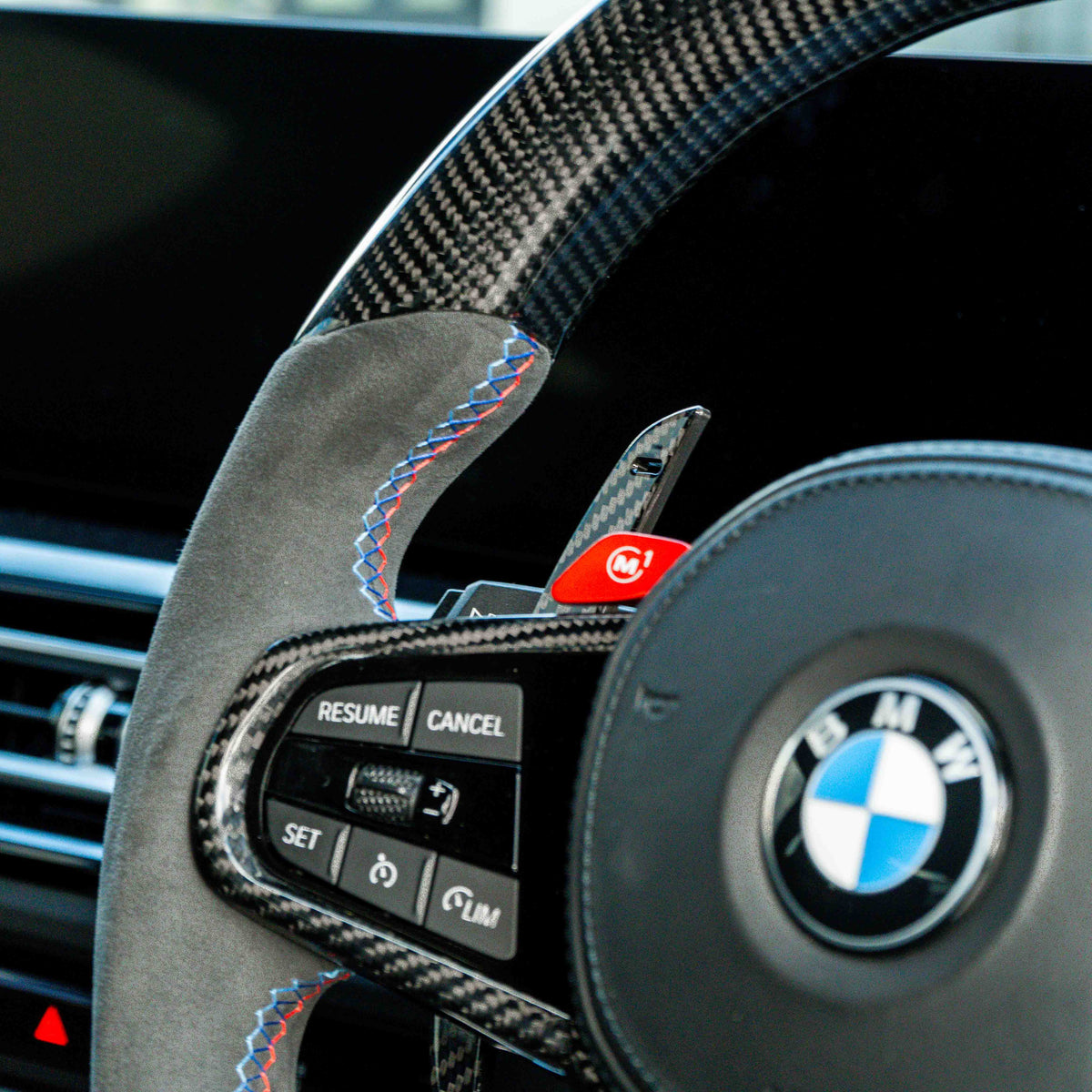 BMW CARBON FIBRE MAGNETIC SHIFTER PADDLES-Accessories-CT CARBON-CT Carbon - High-quality carbon fiber and gloss black aerodynamic parts for premium sports and luxury vehicles.