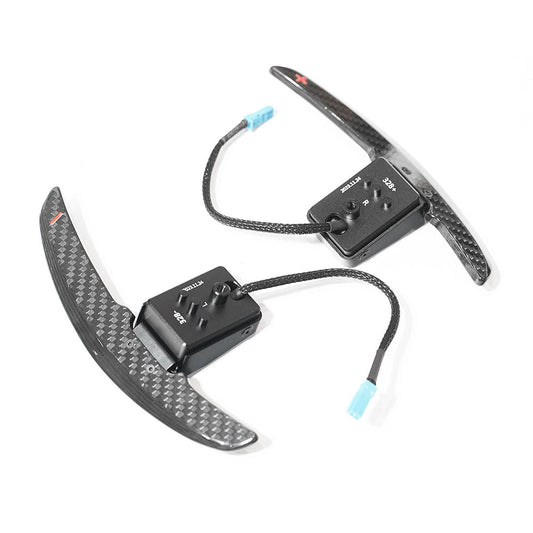 BMW CARBON FIBRE MAGNETIC SHIFTER PADDLES-Accessories-CT CARBON-CT Carbon - High-quality carbon fiber and gloss black aerodynamic parts for premium sports and luxury vehicles.
