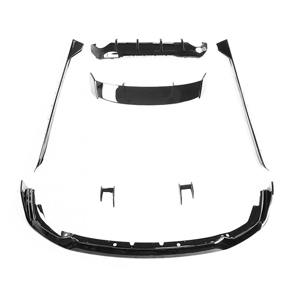 BMW F40 1 SERIES GLOSS BLACK KIT - MP STYLE-Kit-BLAK BY CT-CT Carbon - High-quality carbon fiber and gloss black aerodynamic parts for premium sports and luxury vehicles.