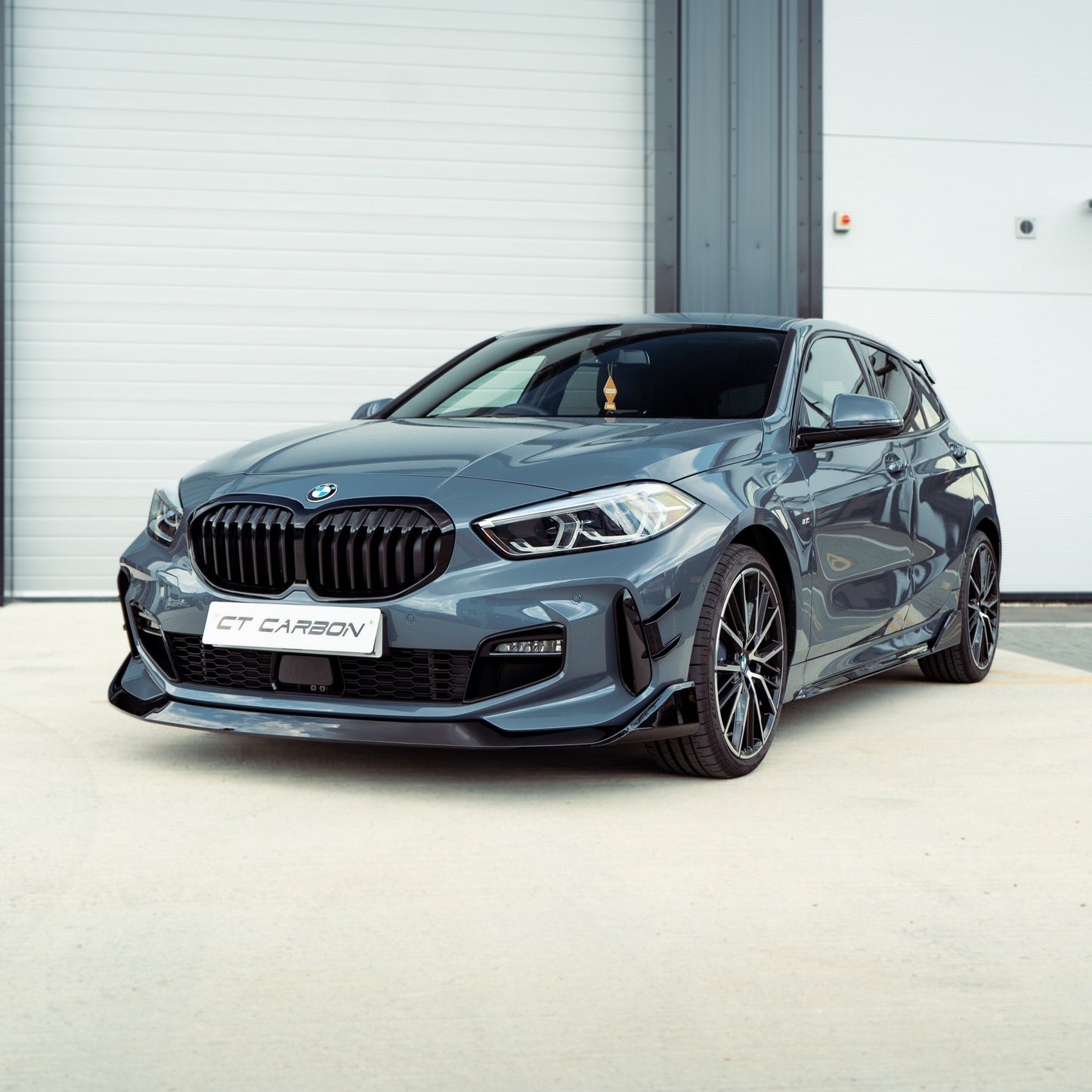 BMW F40 1 SERIES GLOSS BLACK KIT - MP STYLE-Kit-BLAK BY CT-CT Carbon - High-quality carbon fiber and gloss black aerodynamic parts for premium sports and luxury vehicles.
