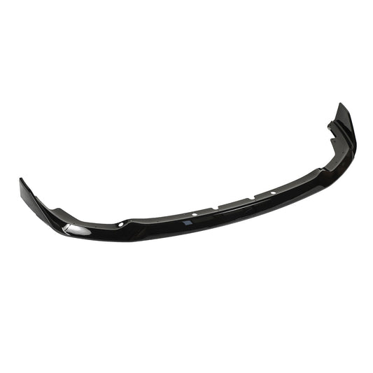 BMW F40 1 SERIES GLOSS BLACK SPLITTER - MP STYLE-Splitter-BLAK BY CT-CT Carbon - High-quality carbon fiber and gloss black aerodynamic parts for premium sports and luxury vehicles.