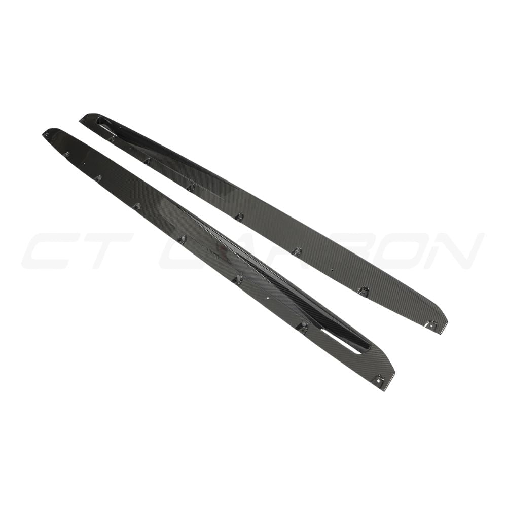 BMW F95 X5M & G05 X5 2018+ CARBON FIBRE SIDE SKIRTS - CT DESIGN