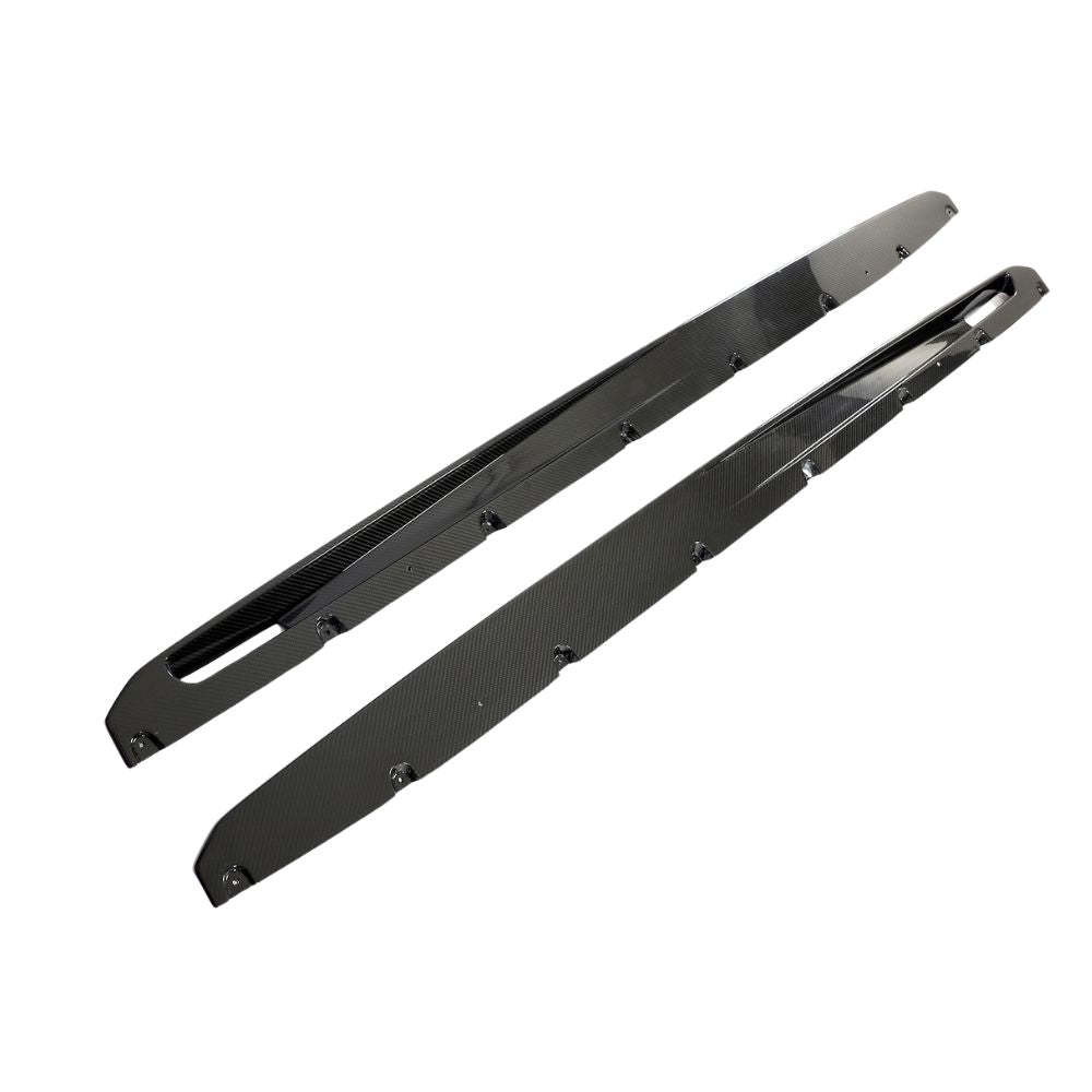 BMW F95 X5M & G05 X5 2018+ CARBON FIBRE SIDE SKIRTS - CT DESIGN