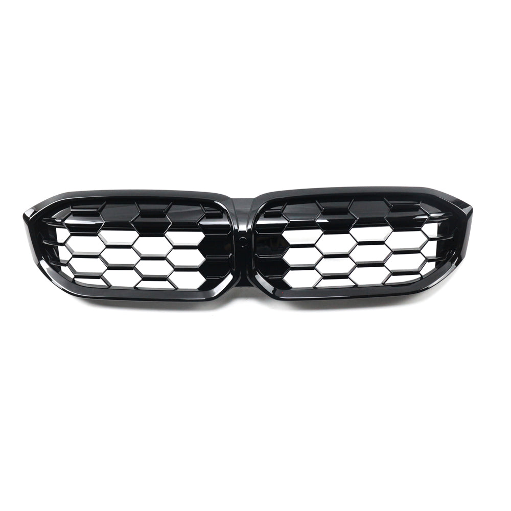 BMW G20/G21 3 SERIES LCI GLOSS BLACK FRONT GRILLE-Grille-BLAK BY CT-CT Carbon - High-quality carbon fiber and gloss black aerodynamic parts for premium sports and luxury vehicles.