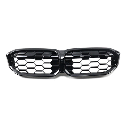 BMW G20/G21 3 SERIES LCI GLOSS BLACK FRONT GRILLE-Grille-BLAK BY CT-CT Carbon - High-quality carbon fiber and gloss black aerodynamic parts for premium sports and luxury vehicles.